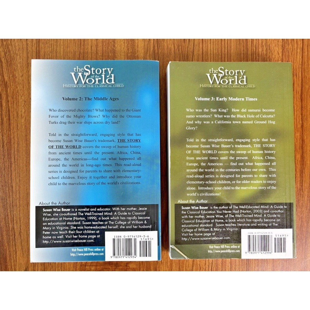 The Story of the World LOT Volumes 2 and 3  by Susan Wise Bauer HOMESCHOOL - Picture 2 of 5